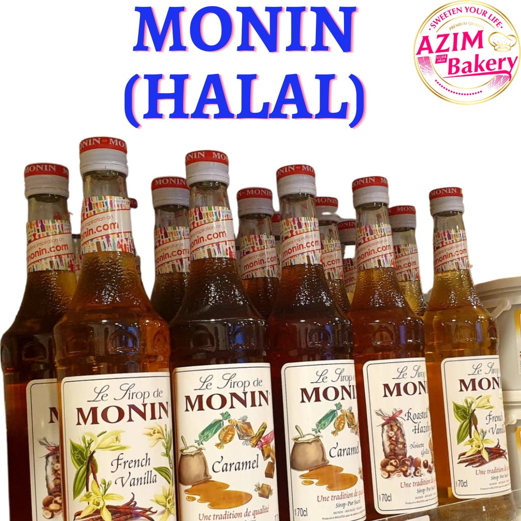 Monin Premium Syrup Caramel French Vanilla Roasted Hazelnut Chee