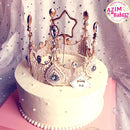 Cake Topper Crown Luxury (1PC)