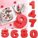 0 - 9 Number Silicone Cake Mold