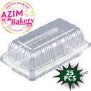 CAKE BOX CS-10L | 25PCS | 50PCS | 100PCS BEKAS KEK | PLASTIC CAKE BOX by AZIM BAKERY