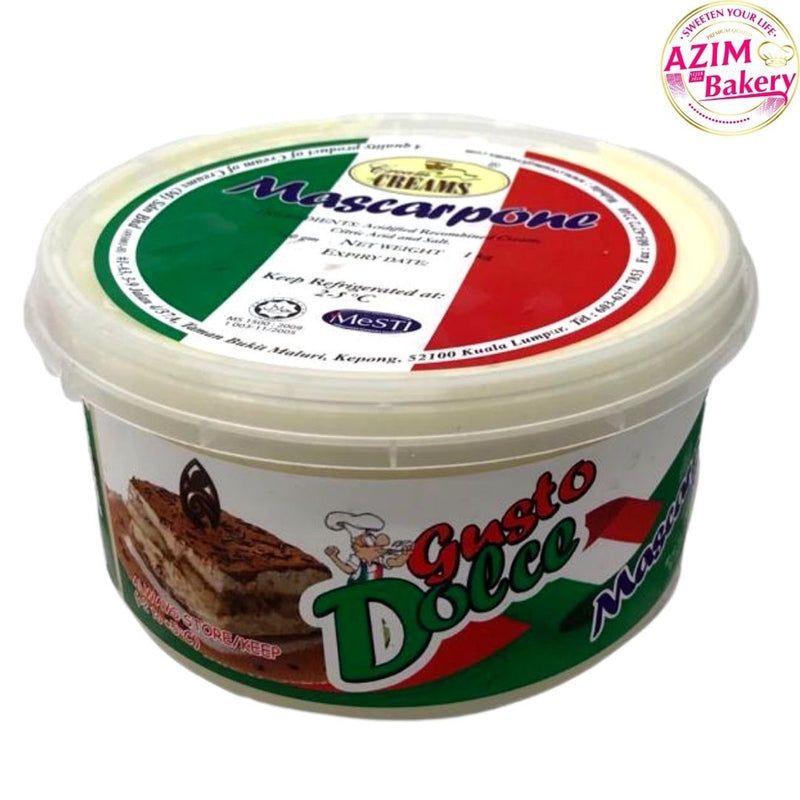 (NO COD,ONLY ONLINE PAYMENT)Cream Cheese Mascarpone | Mascarpone Cream Cheese Gusto Dolce 250G|500G BY AZIM BAKERY
