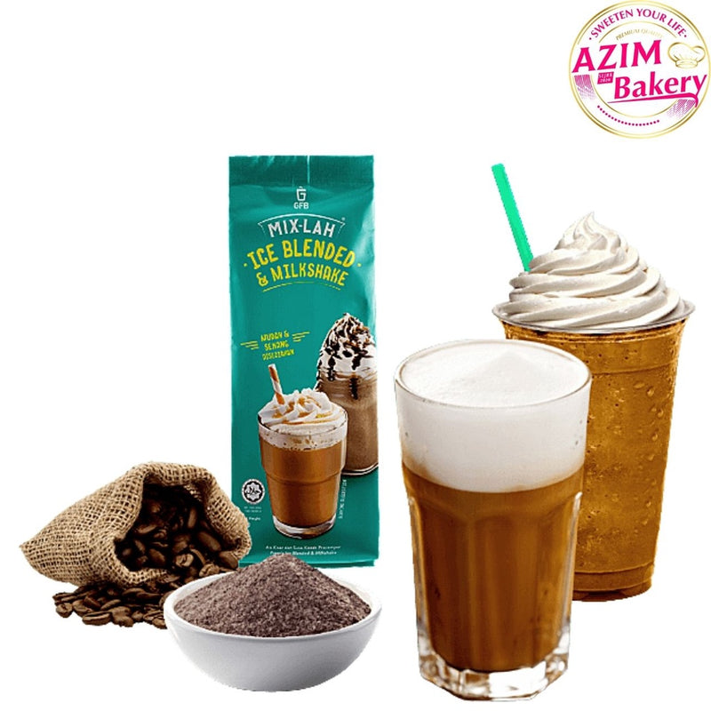 Ice Blended Gfb Mix-Lah Vanilla, Belgian Chocolate, Cappuccino, Latte, Green Tea Latt, Teh Ais, Durian, Mocha, Macchiato