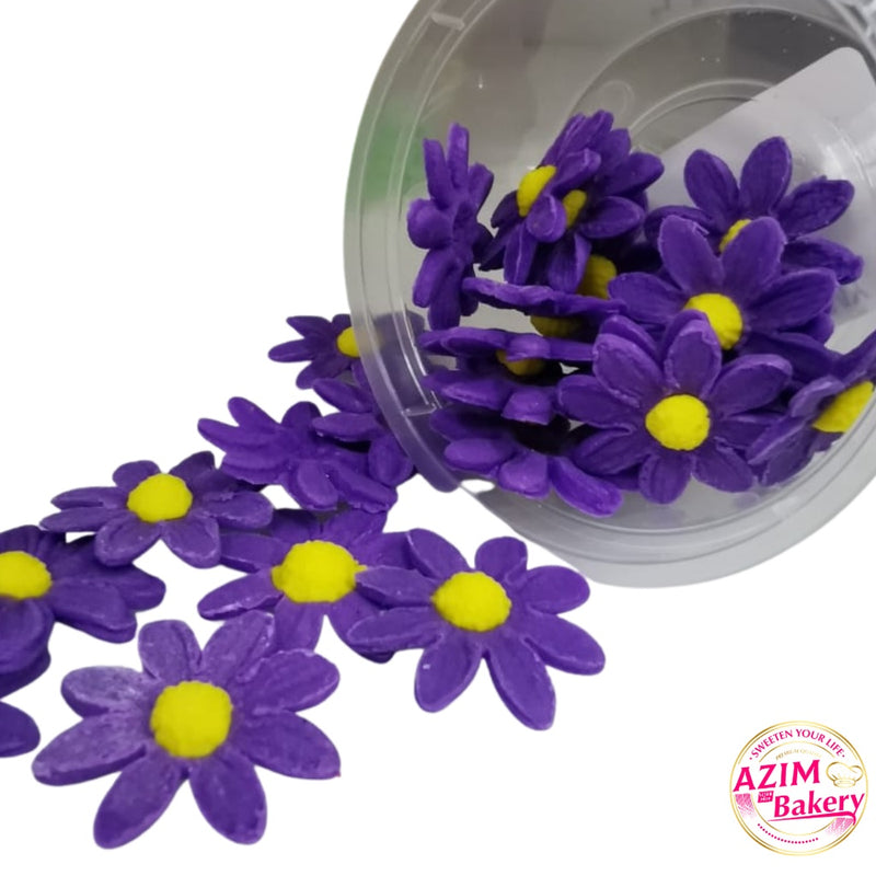 Gum Paste Daisy Flower| Sugar Paste Flower | Icing Flower | Cake Decoration | Decoration Flower | Sugar Paste (Halal)