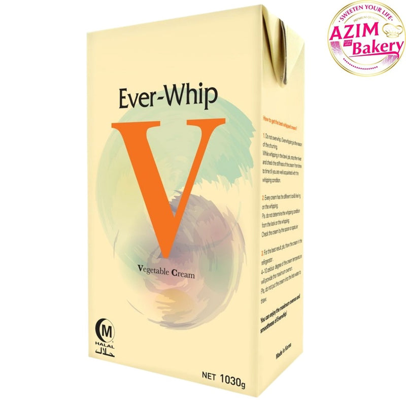 (NO COD,ONLY ONLINE PAYMENT)Everwhip V | Ever-Whip V | Non-Dairy Whipping Cream by Azim Bakery