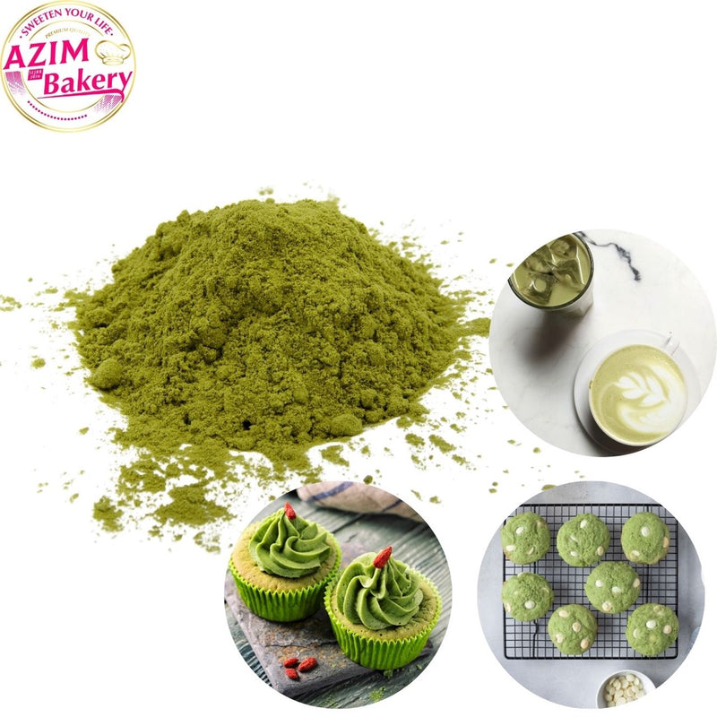 Matcha Green Tea Powder 100G, 25G Rosie'S Ross Serbuk Matcha | Serbuk Teh Hijau Serbuk Green Tea (Halal) by Azim Bakery