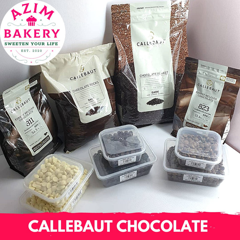 Callebaut White Callets W2 1kg | 500g | 250g | White Chocolate Coins White Chocolate Coin | Coklat Putih (Halal)