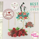 Cake Topper Frozen Boboiboy Happy Mother’S Day Doraemon Baby Shark Beyblade Tayo Upin Ipin Didi Katuri Lego Sonix Roblox