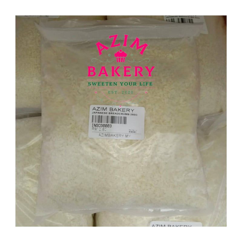 Japanese Breadcrumb | Serbuk Roti Putih | Bread Crumbs | 250g | 500g | 1kg (Halal) by Azim Bakery