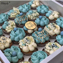 Cake Topper Happy Birthday Dics Mirror (1Pc) Happy Birthday Cake Topper Gold Kek Topper Gold by Azim Bakery