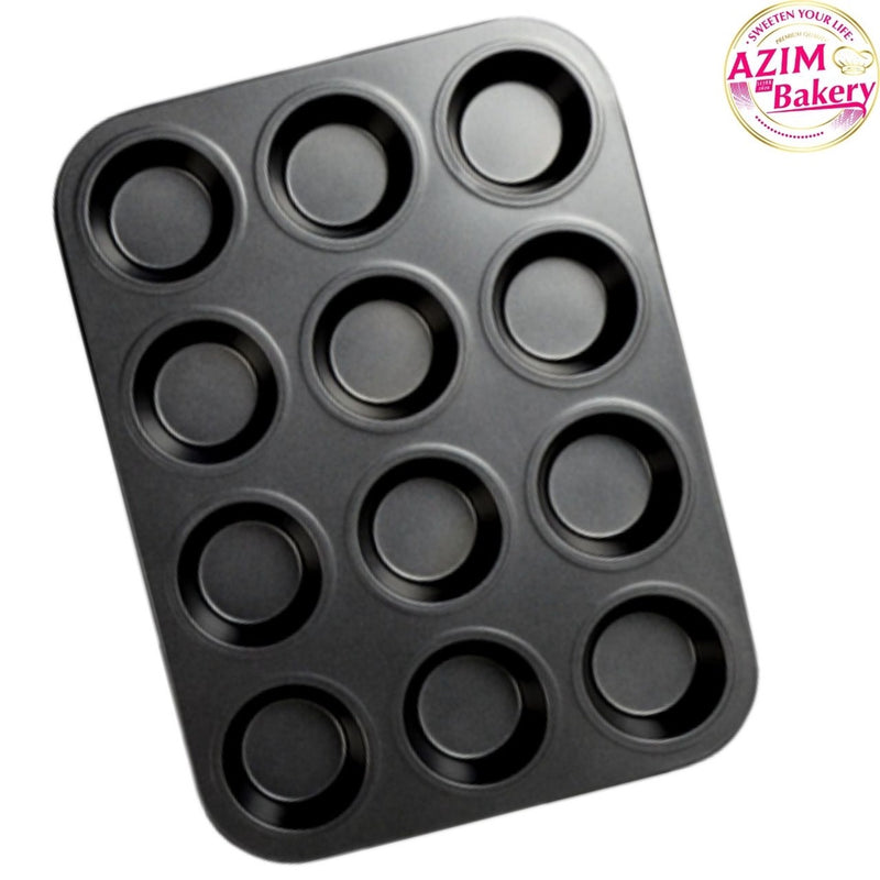 Muffin Tray 12 Holes | 6 Holes | Baking Tray | Muffin Mold | Muffin Pan Muffin Mold Muffin Mould by Azim Bakery