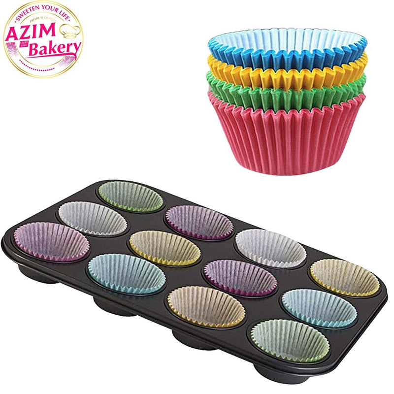 Non-Stick Greaseproof Muffin Cupcake Paper Cup | Baking Case Non Stick | Baking Cup Case by Azim Bakery