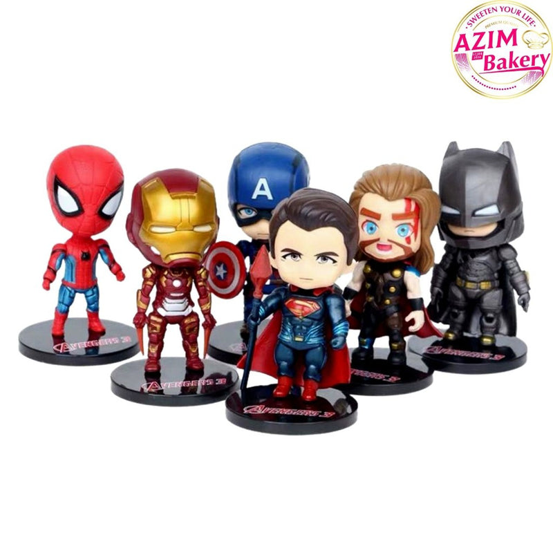 Spiderman Avengers Elsa Hello Kitty Cake Toys | Cake Topper | Snow White Frozen Pony Mickey Mouse Donald Duck Doraemon