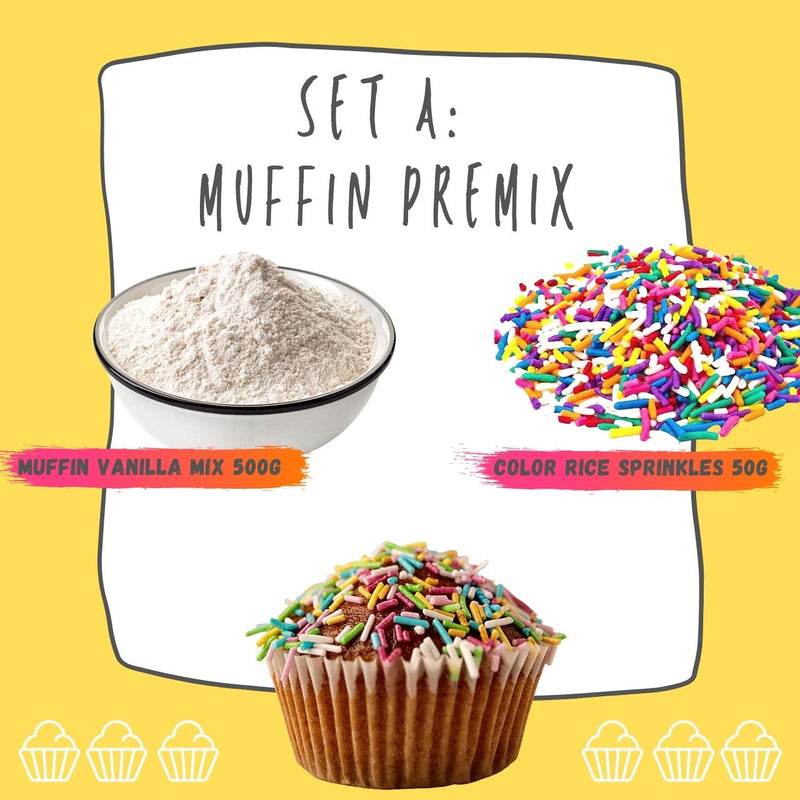 Set Muffin Vanilla Chocolate Chip Premix
