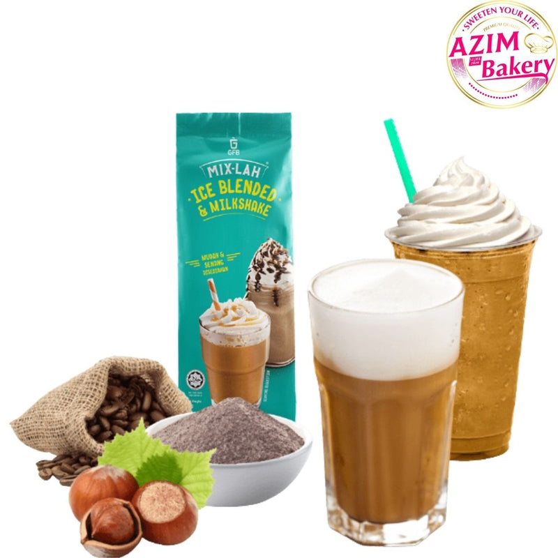 Ice Blended Gfb Mix-Lah Vanilla, Belgian Chocolate, Cappuccino, Latte, Green Tea Latt, Teh Ais, Durian, Mocha, Macchiato