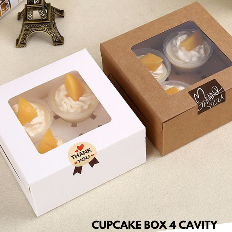 Cupcake Box With Window (1PC)