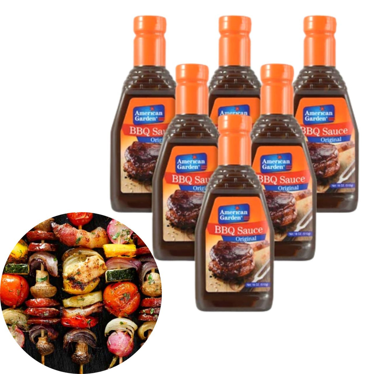 American Garden BBQ Sauce Original 510g by Azim Bakery BCH Rawang
