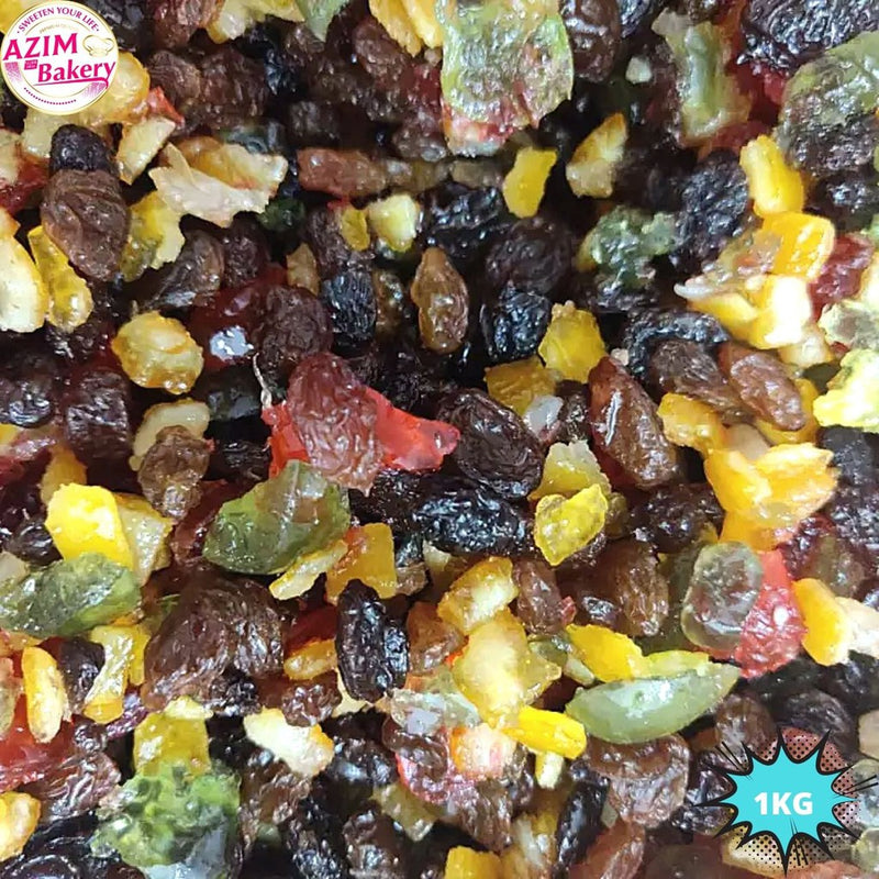 Dried Fruits Mix (250g | 500g | 1kg ) Campuran Buah Kering | Buah Kering Campur (Halal)  by Azim Bakery