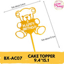 Happy Birthday Cake Topper by Azim Bakery