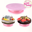 Cake Turntable | Turntable Rotating | Stand Cake | Meja Pemutar Kek | Cake Decorating Rotating Stand by Azim Bakery