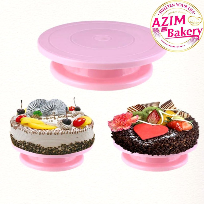 Cake Turntable | Turntable Rotating | Stand Cake | Meja Pemutar Kek | Cake Decorating Rotating Stand by Azim Bakery