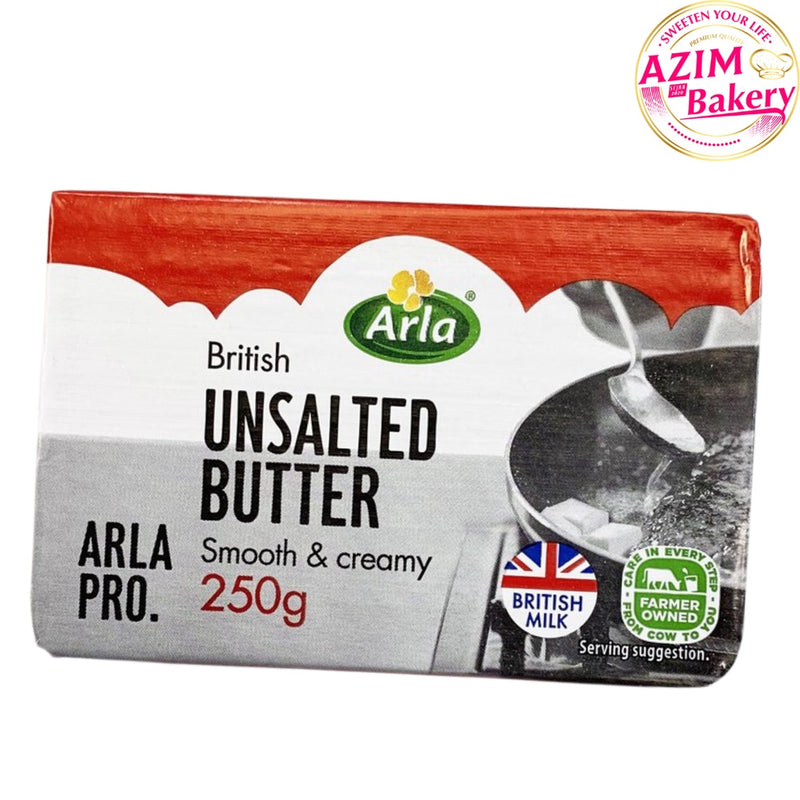Arla Pro Butter Salted | Unsalted 250G, Butter Arla | Mentega Arla Arla Pro Smooth & Creamy