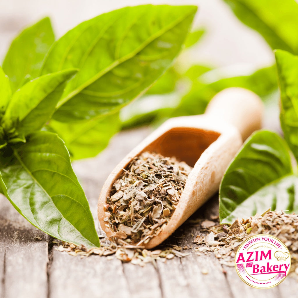 Basil Azim Dried Basil Leaves 20g | Daun Basil Kering by Azim Bakery