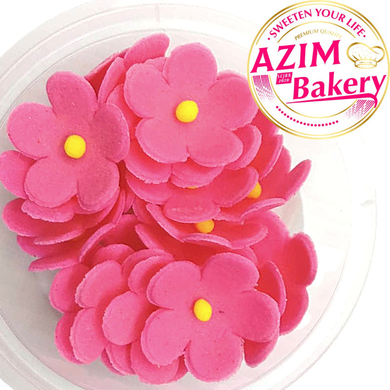 Sugar Gum Paste | Gum Paste Flower | Gum Paste Blossom (M Size) Sugar Flower Gum Paste | Icing Flower by Azim Bakery
