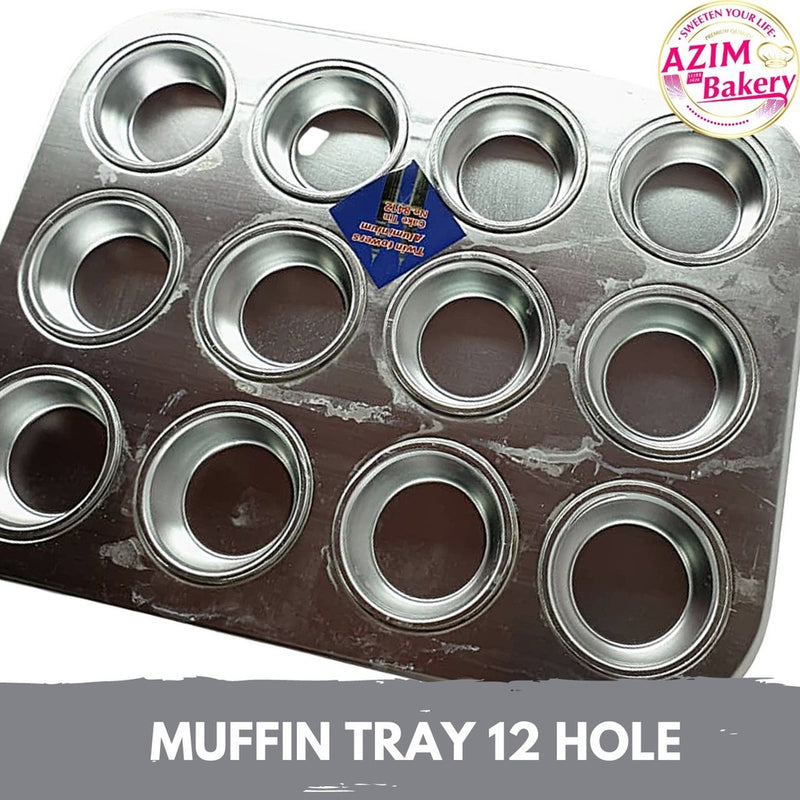 Muffin Tray 12 Holes | 6 Holes | Baking Tray | Muffin Mold | Muffin Pan Muffin Mold Muffin Mould by Azim Bakery