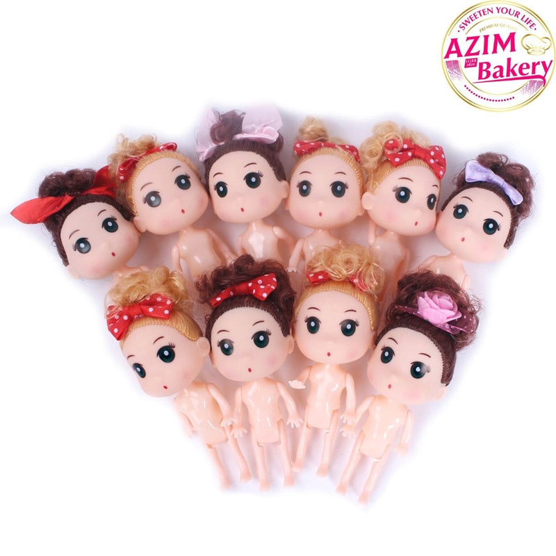 Mini Doll Cake Decoration Cake Deco Doll Mini 1PC (Random Design) Mini Doll Cake Topper Decoration by Azim Bakery