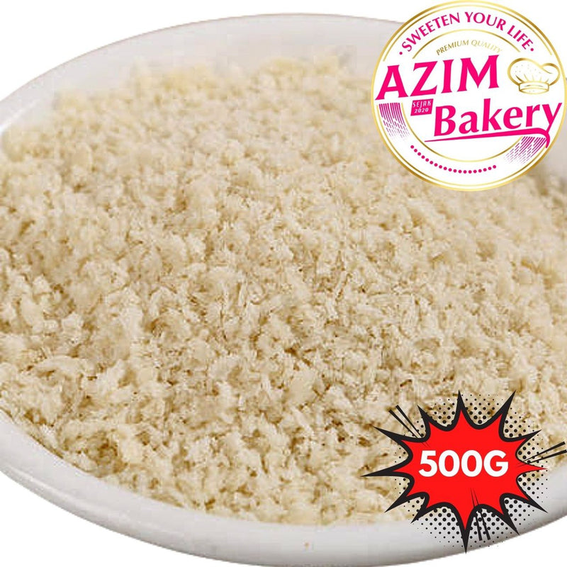 Japanese Breadcrumb | Serbuk Roti Putih | Bread Crumbs | 250g | 500g | 1kg (Halal) by Azim Bakery