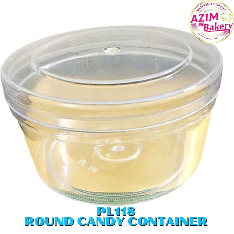 Cookies Container 1ctn (36pcs) With Bubble Wrap Balang Kuih Raya | Balang Biskut | Round Candy Container Pl118 | Balang