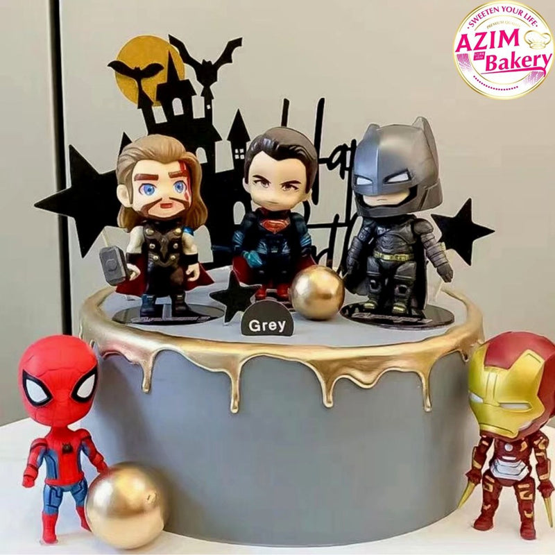 Spiderman Avengers Elsa Hello Kitty Cake Toys | Cake Topper | Snow White Frozen Pony Mickey Mouse Donald Duck Doraemon