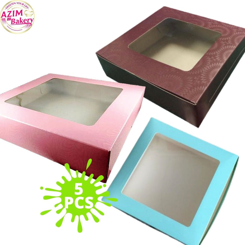 TALAM BOX WINDOW (5PCS) KOTAK KUIH TALAM | KOTAK KUIH | KOTAK BROWNIES by AZIM BAKERY