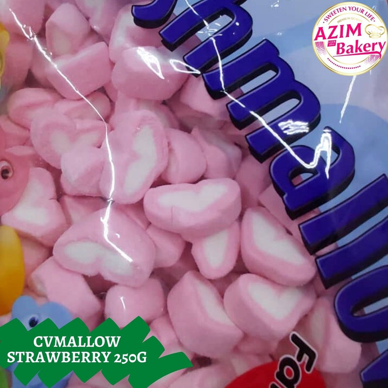 Marshmallow Cv Mallow 250G/1KG White Vanilla Marshmallow Twist Marshmallow Assorted Marshmallow Strawberry Marshmallow