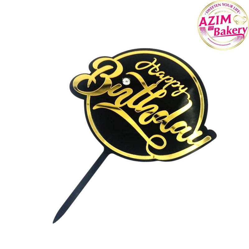 Happy Birthday Cake Topper by Azim Bakery