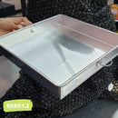 Aluminium Shallow Square Cake Mould