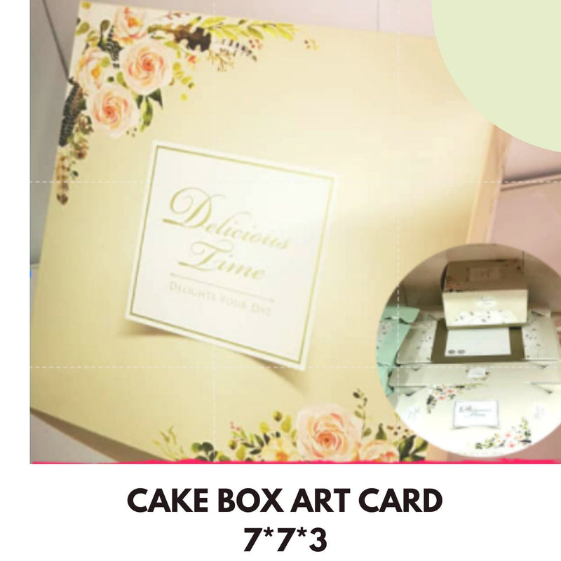 Cake Box Art Card (Design)