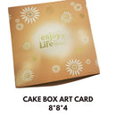 Cake Box Art Card (Design)