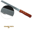 Bread Knife 10" Plain | Serration | Coarse Teeth