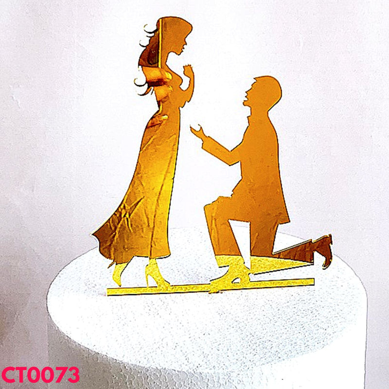 Mr. & Mrs. Wedding Cake Topper
