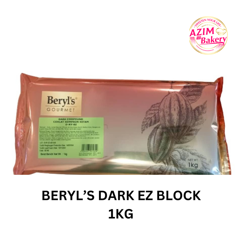 Beryl’s EZ Dark Chocolate Block 1kg