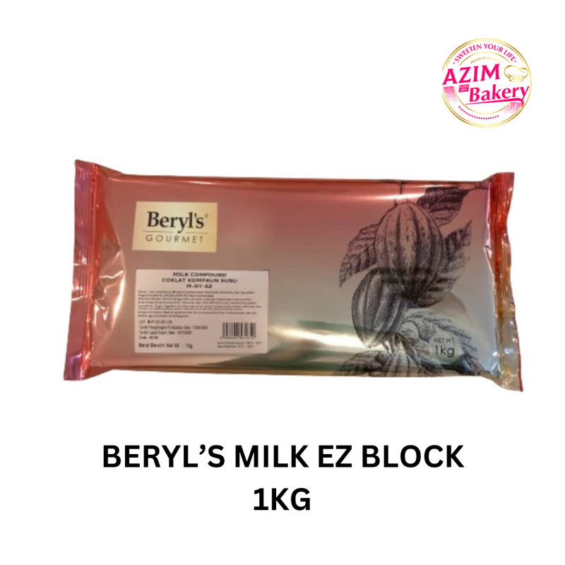 Beryl’s EZ Milk Chocolate Block 1kg