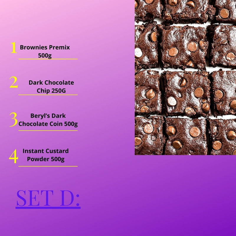 Set Raya Brownies Beryl’s Dark Chocolate Premix