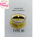 Acuan Tart Nenas Tembaga (A1) (B1) (C1)/ Pineapple tart mould  (A1) (B1) (C1) by Azim Bakery