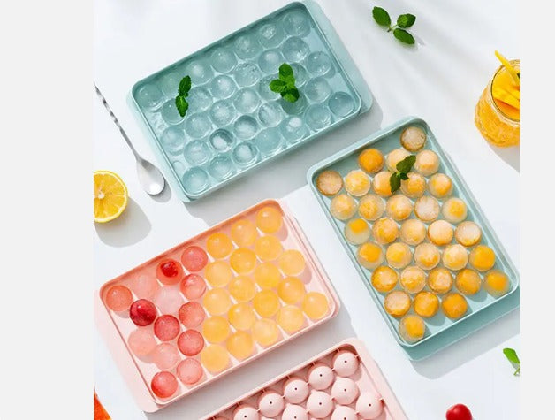 Acuan Viral Jelly Ball 33 Holes Ice Ball Tray Ice Tray Ice Cube Maker Round Ice Mould|Jelly Ball Mould By Azim Bakery