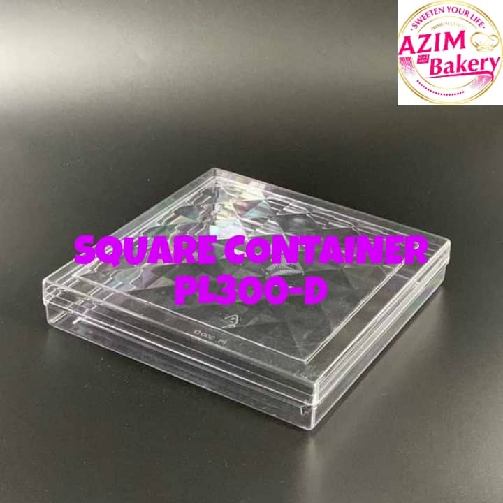 Square Cookies Container 1PC PL668 | PL66Balang Kuih Raya | Balang Biskut | Cookies Container | Square Container