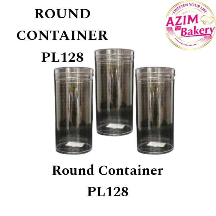 Cylinder Plastic Container PL 168/PC/CTN