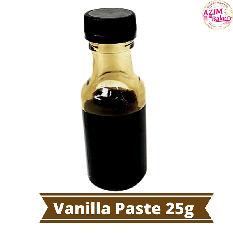 Vanilla Paste 25g, 150g Vanilla Paste Flavoring (Halal) by Azim Bakery