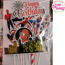 Cake Topper Frozen Boboiboy Happy Mother’S Day Doraemon Baby Shark Beyblade Tayo Upin Ipin Didi Katuri Lego Sonix Roblox