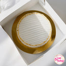 Black Cake Board Round (3Pcs) 7" | Papan Kek Bulat Hitam | Pelapik Kek Bulat Hitam by Azim Bakery